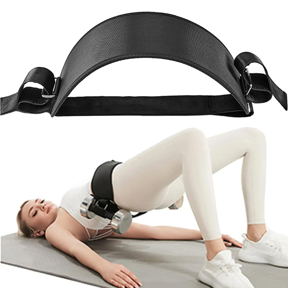 Pro-Sculpt Hip Thrust Belt – Adjustable Dumbbell & Plate Support