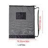 Mesh Soccer Ball Bag Drawstring Sports Ball Bag with Zipper Pocket Extra Large Storage Bags for Football Volleyball Basketball