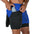 Men's double-layer quick-drying breathable jogging shorts featuring a pocket for phone storage.