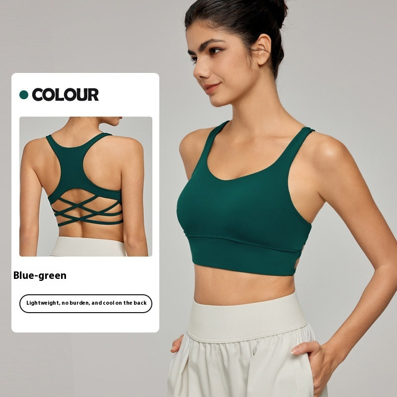Cross Backless Bra Yoga Workout Top
