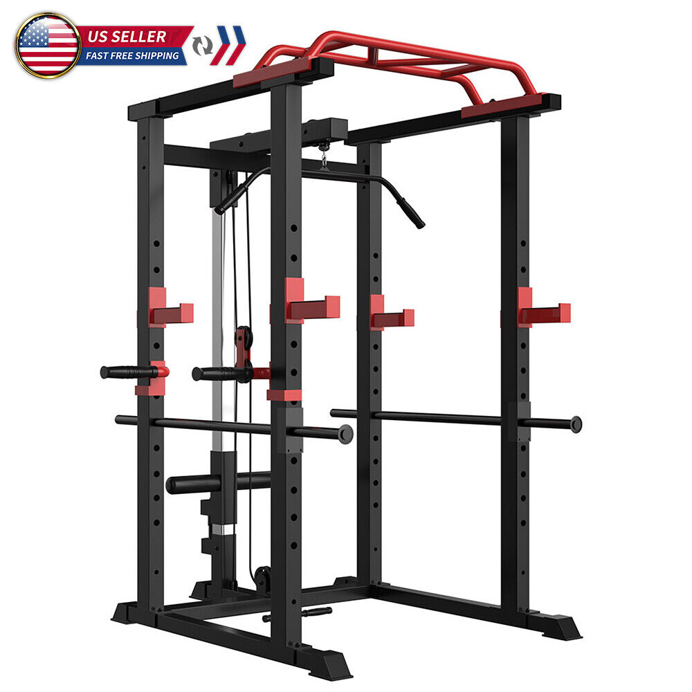GearUp Power Cage Home Gym – Durable Multi-Functional Rack