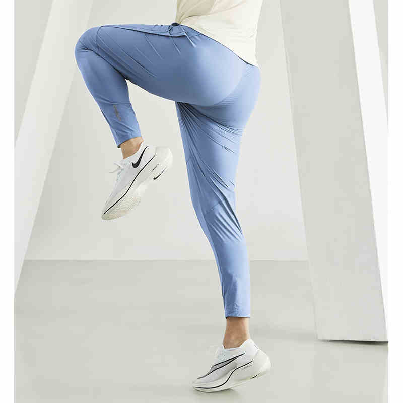 Men’s Apex-Performance Hip-Lift Pants – Quick-Dry Lace-Up Trainers