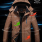 Men'S Mountain Waterproof Ski Jacket Hooded Windbreakers Windproof Raincoat Winter Warm Snow Coat