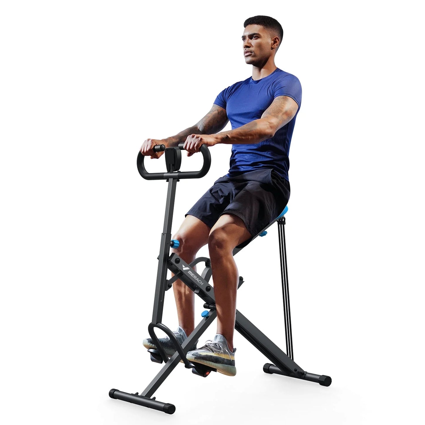 Deep Squat Machine, Adjustble Glutes Workout Equipment for Home Gym, 350 Lbs Capacity