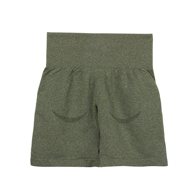 Prism Performance Yoga Shorts – High-Stretch Seamless Fit
