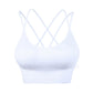 Sport Bras Cross Back Padded Cross Cropped Bras for Yoga Fitness