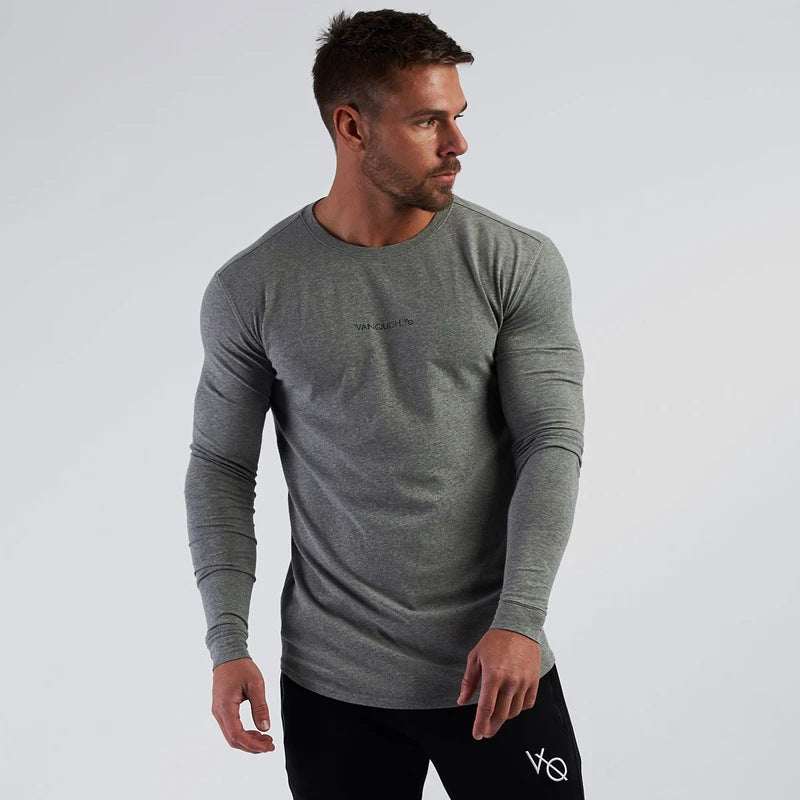 Muscle Workout Sports Long-sleeved T-shirt