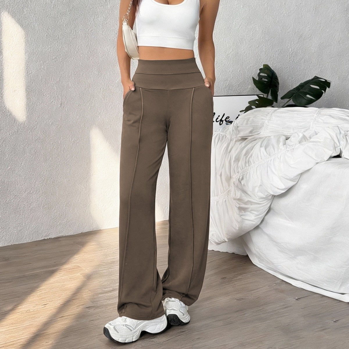Women's quick-dry straight-leg workout pants, photo 4