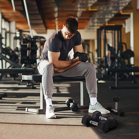 Rubber Dumbbell Set Sports Hex Weight Sets Home Gym Fitness Lift Strength Training Exercise 2 X 5kg, 2 X 6kg, 2 X 8kg