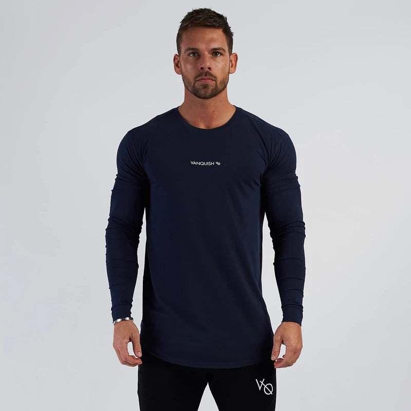 Muscle Workout Sports Long-sleeved T-shirt