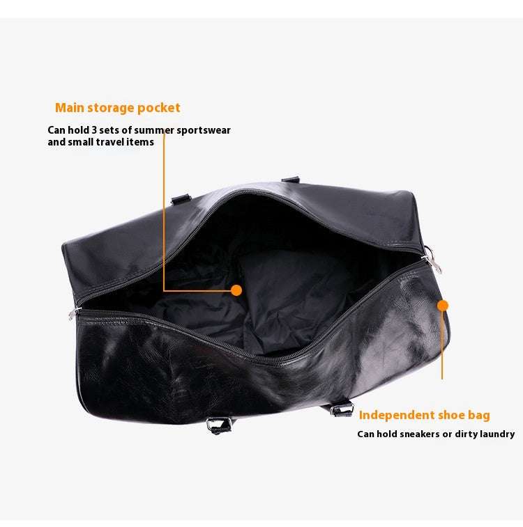 Retro Business Trip Large Capacity Men Sports Gym Bag