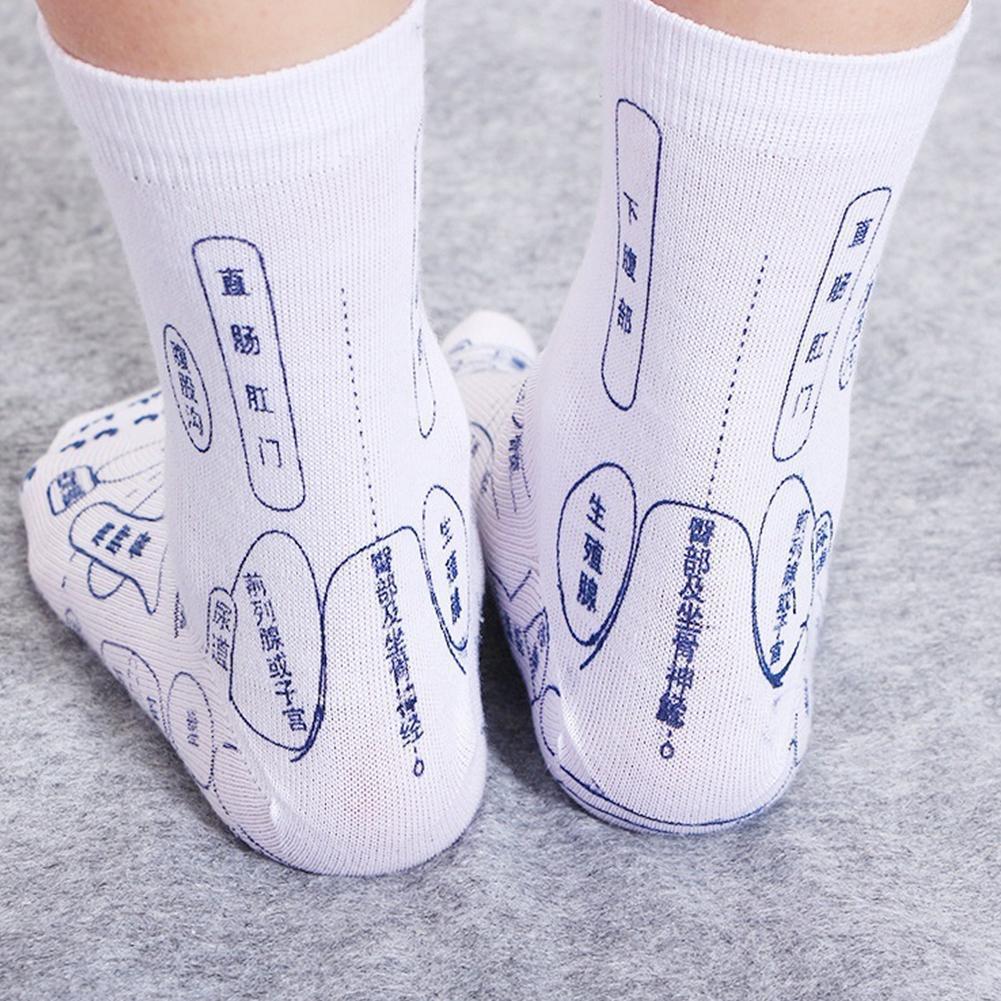 Massage Relieve Tired Feet Socks Acupressure Foot Massager Reflexology