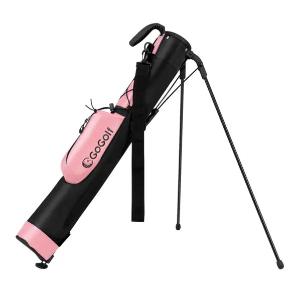Urban-Lite Portable Golf Carry Bag – Vibrant Pink & Black Edition