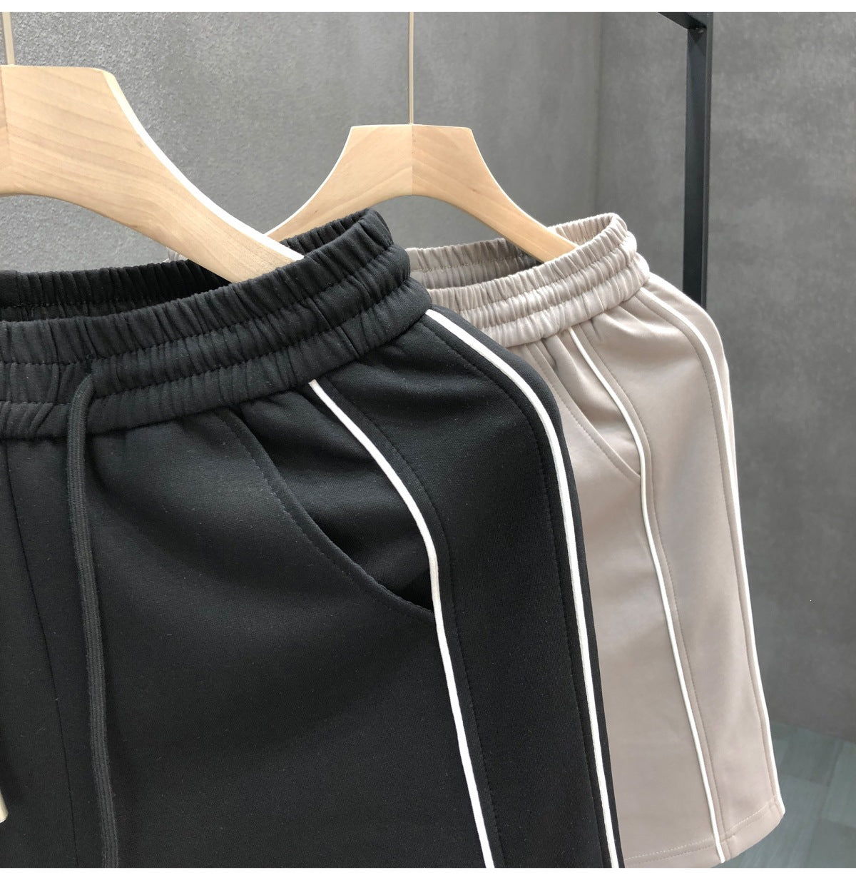 Men's loose-fit drawstring capri shorts, product detail 1