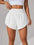 High-Waisted Ruffle Hem Shorts