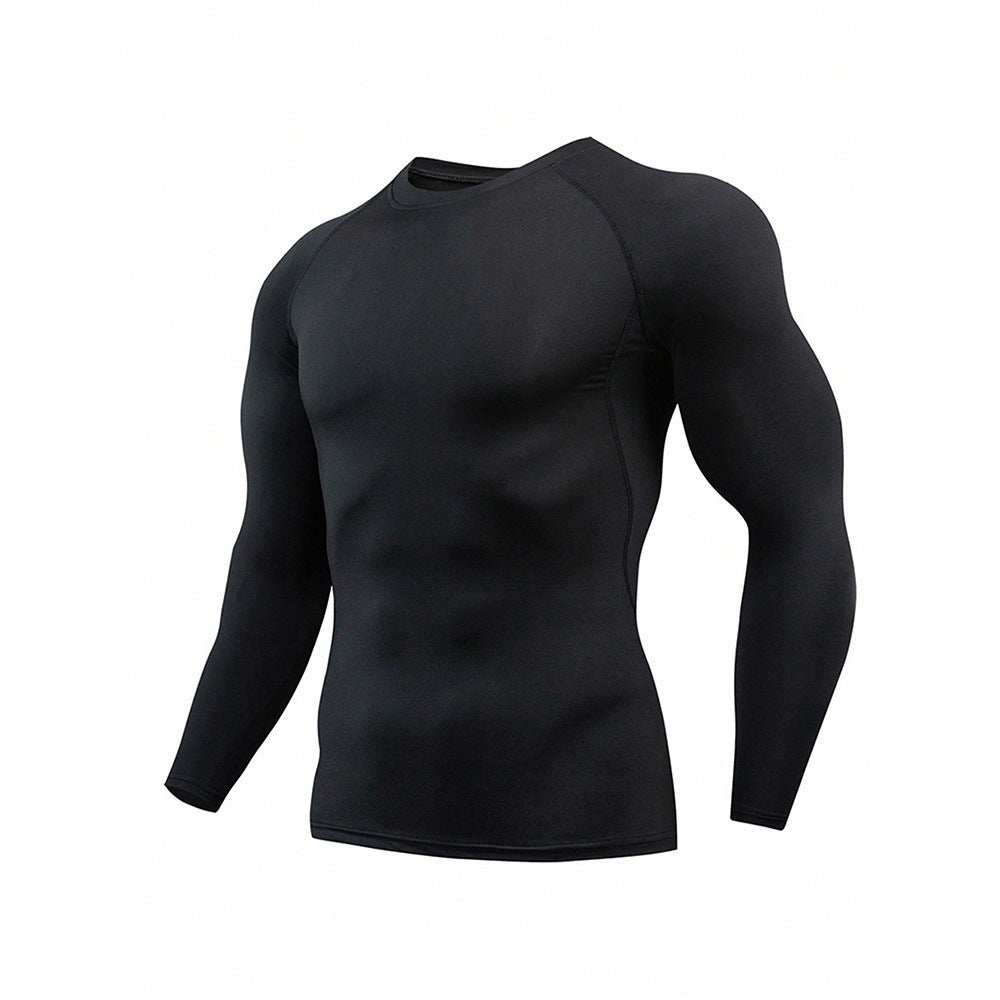 Long-sleeve Muscle-fit Athletic Workout Top