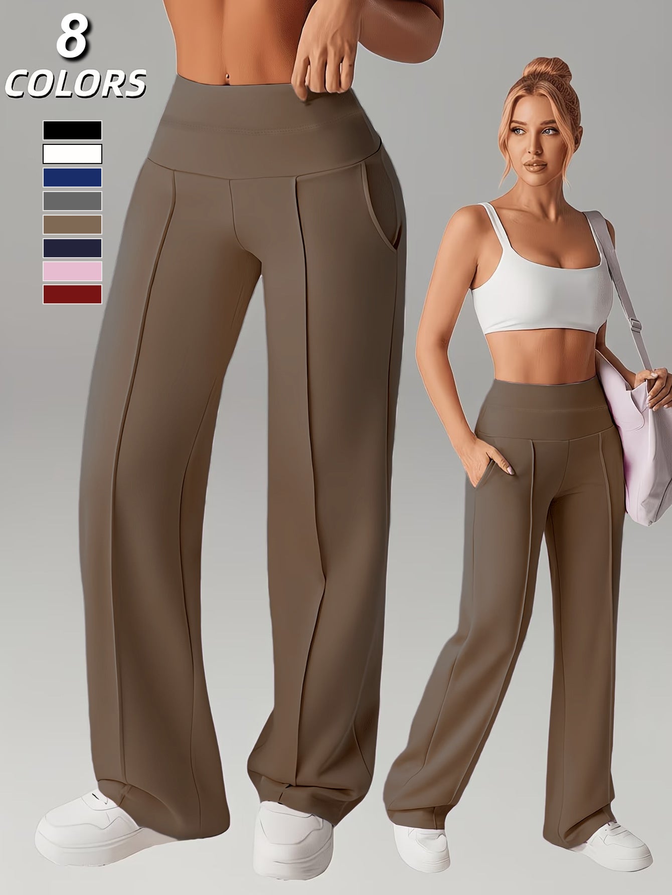 Women's loose straight-leg yoga pants, photo 5