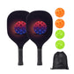 Poplar Wood Pickleball Paddle Set with UV Printing – Durable Paddles + Balls + Bag