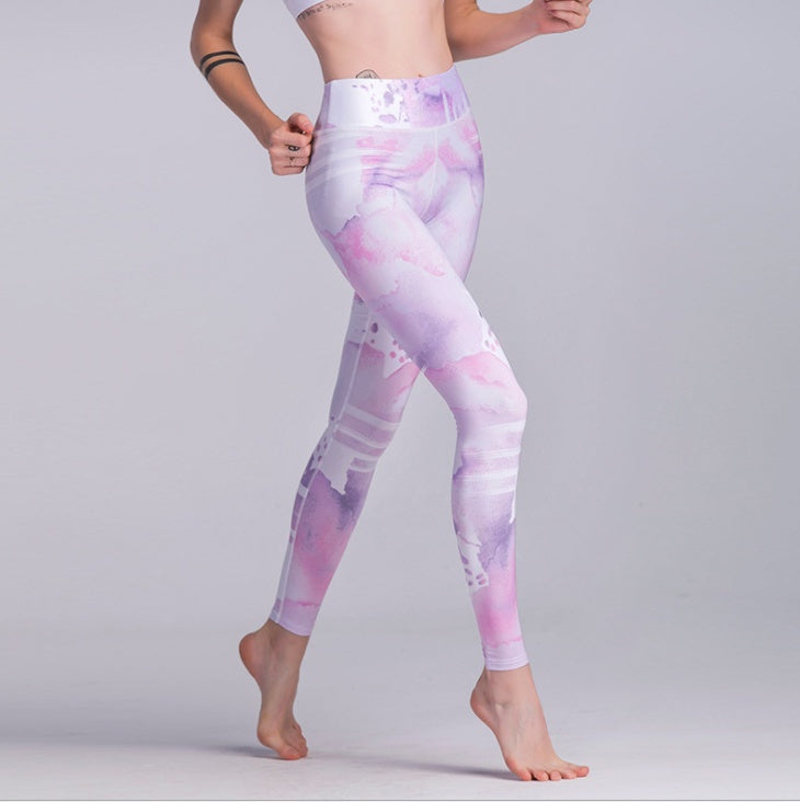 Hot Ink Expression Leggings – High-Stretch Performance Yoga Pants