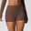Durable Women's Solid-Color Sports Shorts