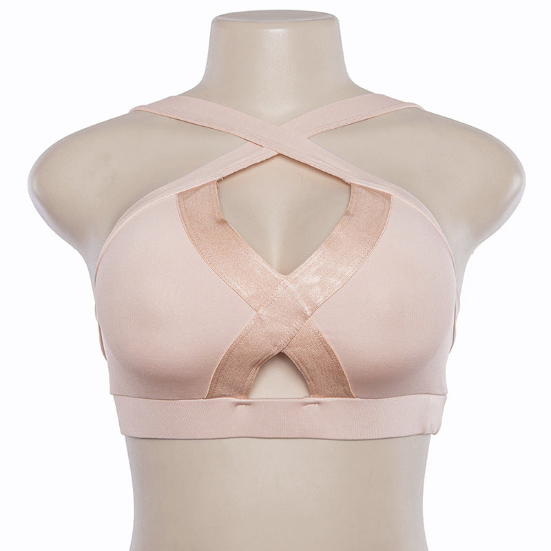 Breathable Mesh Sports Vest – Fashion Low‑Cut Workout Top