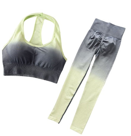 Women’s Seamless Yoga Set – 2-Piece High Waist Gym Outfit