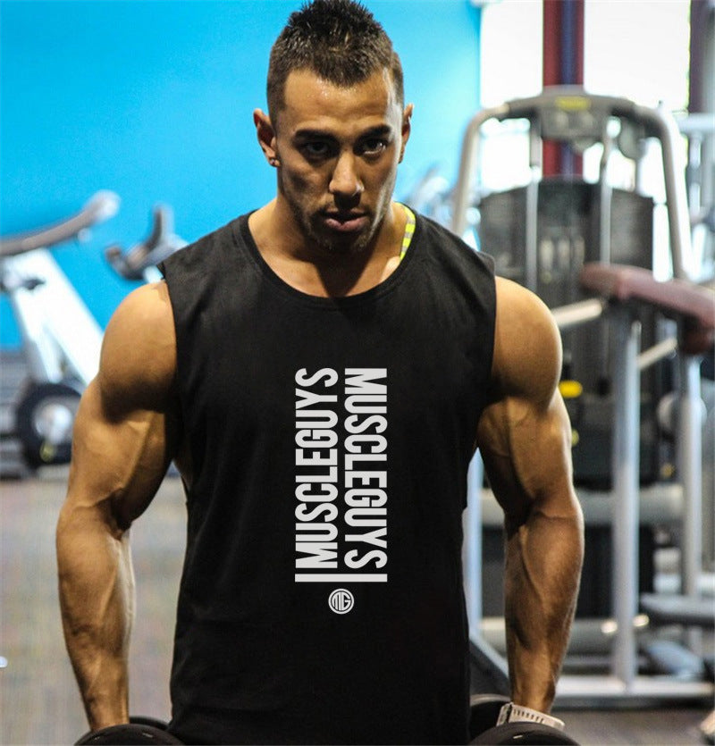 Men’s Essential Loose-Fit Cotton Gym Tank