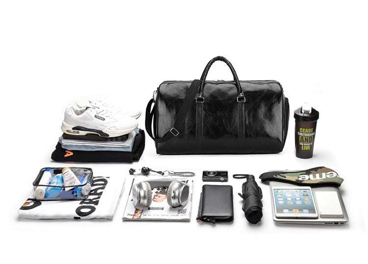Retro Business Trip Large Capacity Men Sports Gym Bag