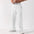 Male elastic-waist drawstring sweatpants in solid color with loose fit and wide-leg style