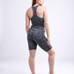 JupiterGear High-Waisted Workout Shorts with Pockets & Criss Cross Des