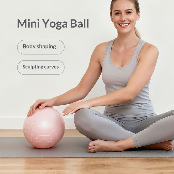 Pro-Grip 25cm Mini Yoga Ball – Anti-Burst & Frosted Stability Ball