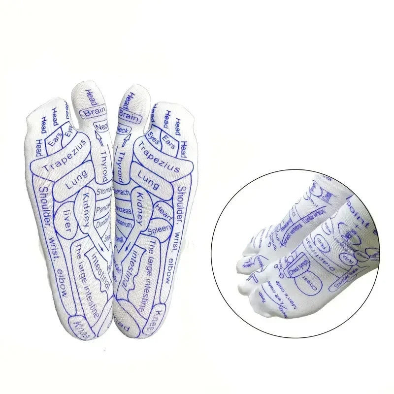 Massage Relieve Tired Feet Socks Acupressure Foot Massager Reflexology