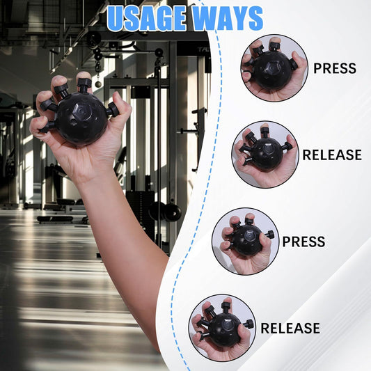 Gym Finger Hand Strengthener Grip Adjustable Resistance Hand Balls