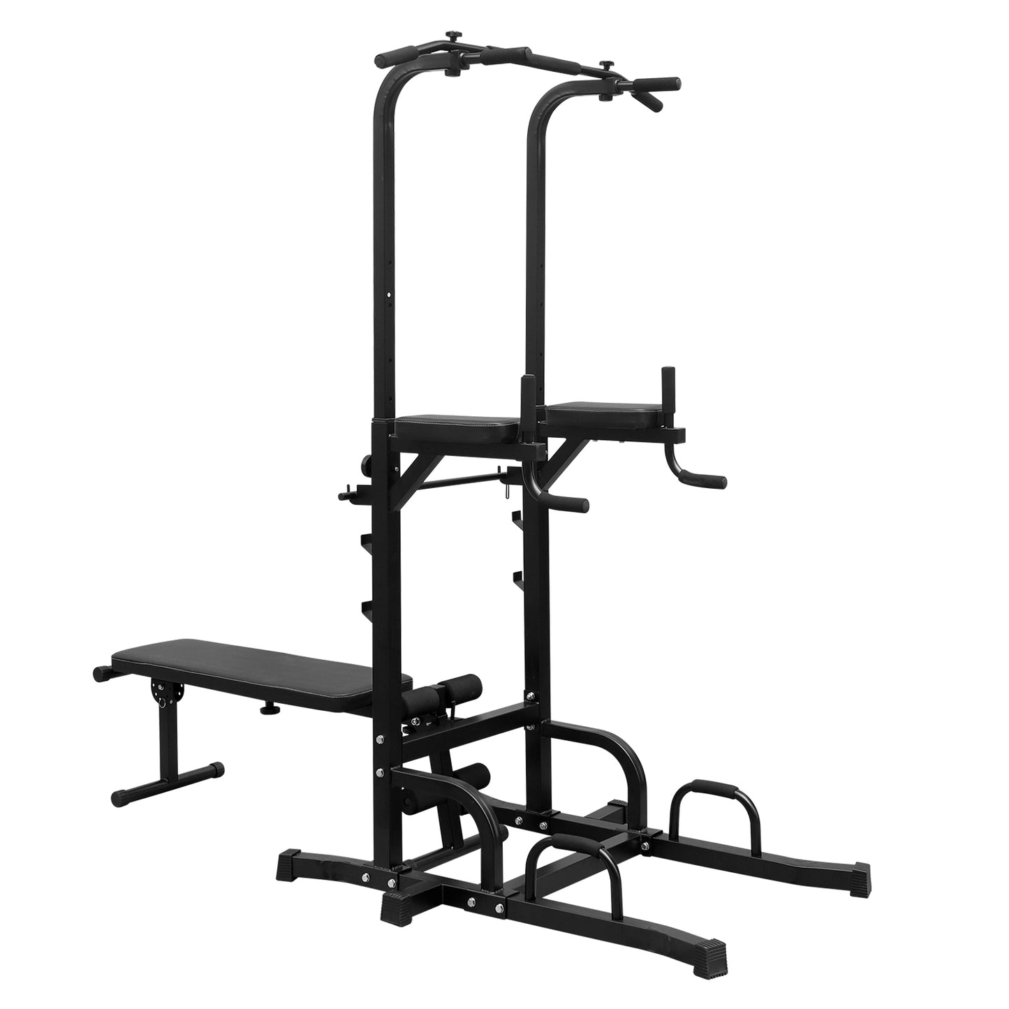 Power Tower with Bench – Heavy‑Duty Pull Up & Dip Station, Adjustable Multi‑Function Fitness Rack
