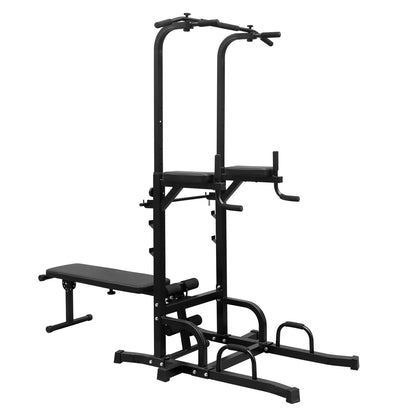 Power Tower with Bench – Heavy‑Duty Pull Up & Dip Station, Adjustable Multi‑Function Fitness Rack