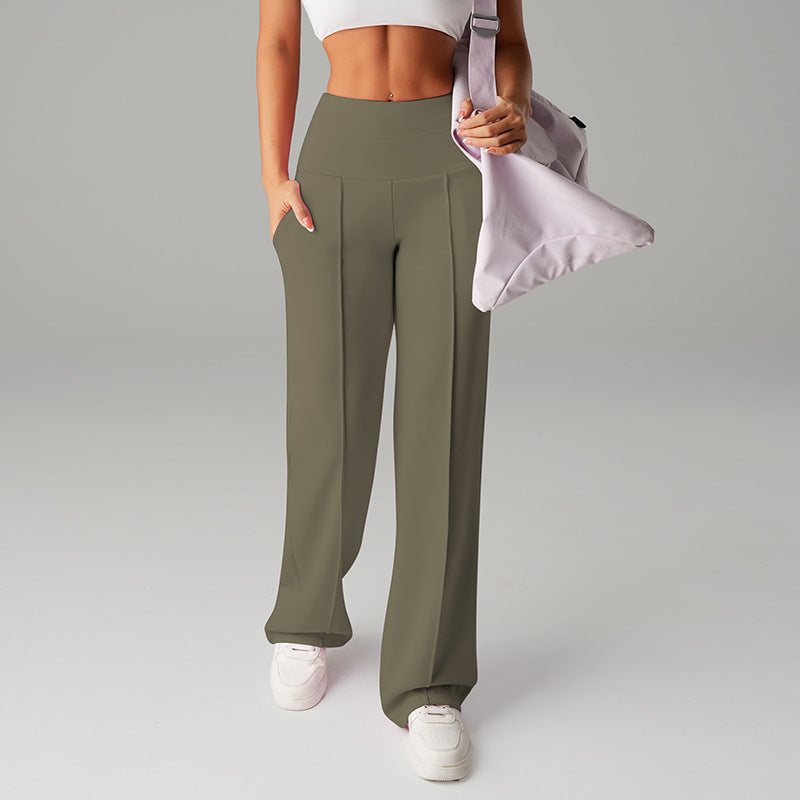 Women's high-waist wide-leg sweatpants, product detail 9