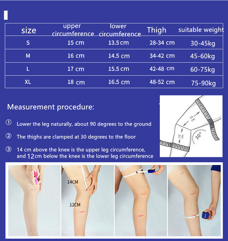 Compression Sport Knee Brace Size Guide - Breathable Support for Basketball & Running | GearrUp