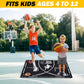 Basketball Footwork Training Mat For Beginners - 59 X 35 Inch Indoor Outdoor Skill Trainer - Visual Step Guide For Youth & Adults - Anti-Slip & Portable Drill Pad