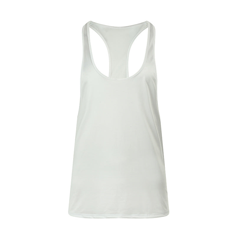 Premium Moisture-Wicking Black Fitness Tank Top by GearUp