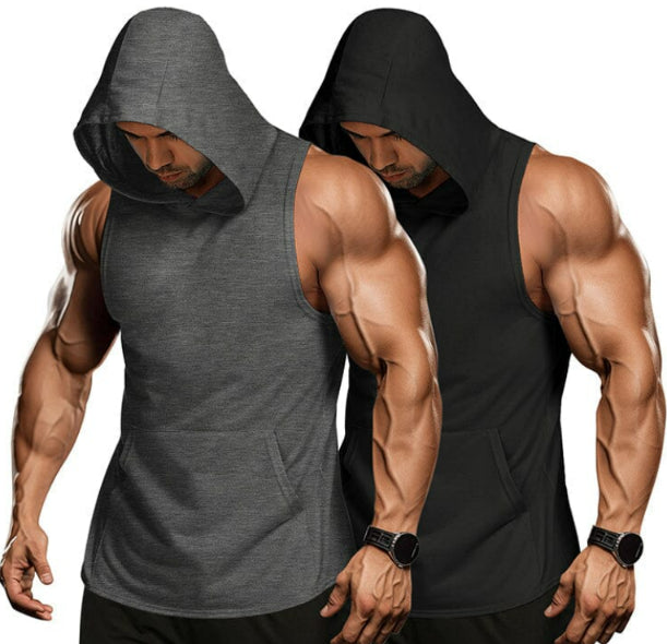 Men’s Hooded Training Vest | Sweat-Wicking Compression Gear