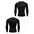 Men's long-sleeve tight-fitting muscle-fit athletic workout T-shirt in various colors and sizes