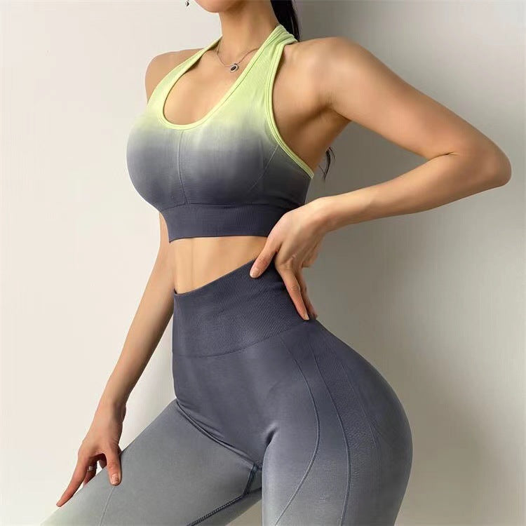 Women’s Seamless Yoga Set – 2-Piece High Waist Gym Outfit