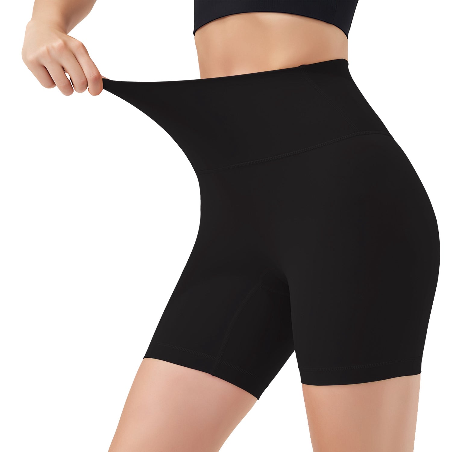 Women’s Seamless High‑Waist Booty Shorts – 6.3" Inseam for Running, Yoga & Volleyball