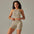 Women's seamless knit tank top and shorts set, colour option 3
