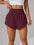 High-Waisted Ruffle Hem Shorts