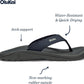 Ohana Men'S Beach Sandals, Water Resistant Flip Flops, Arch Support & Comfort Fit, Lightweight & Durable, Enhanced Grip & Traction