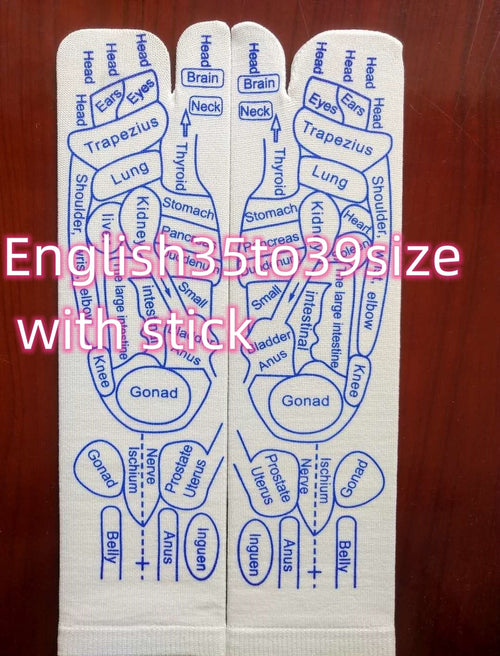 Massage Relieve Tired Feet Socks Acupressure Foot Massager Reflexology