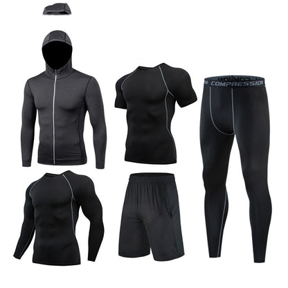 2-Piece Men’s Training Suit - Quick-Dry Running Set
