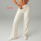 Women's high-waist wide-leg sweatpants, colour swatch 3