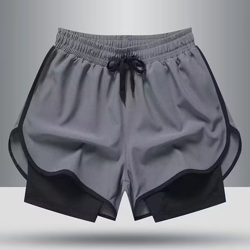 Men’s Elite "Ice Silk" 2-in-1 Training Shorts